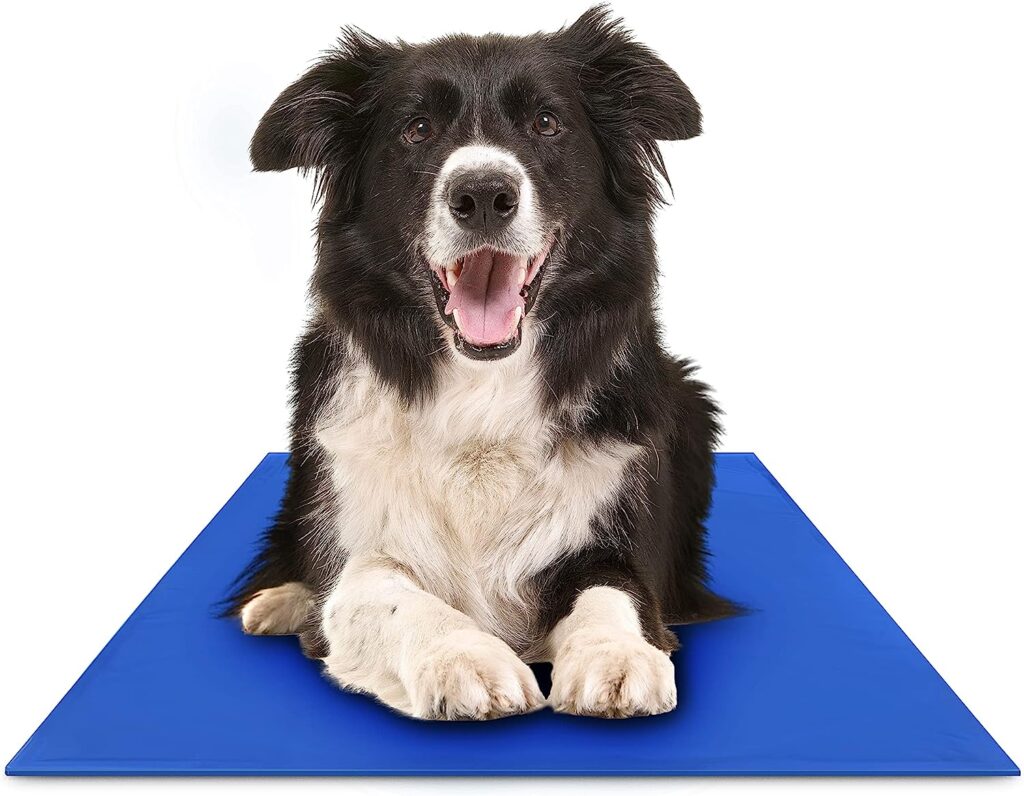 Chillz Dog Cooling Mat, Large - Pressure Activated Pet Cooling Mat for Dogs - No Water or Refrigeration Needed - Non-Toxic Gel Cooling Pad, Ideal for Home, Travel and Crates - 36 x 20 Inches